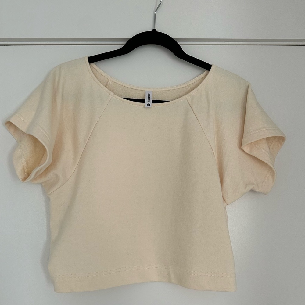 Ilana Kohn Cropped Short Sleeve, Cream